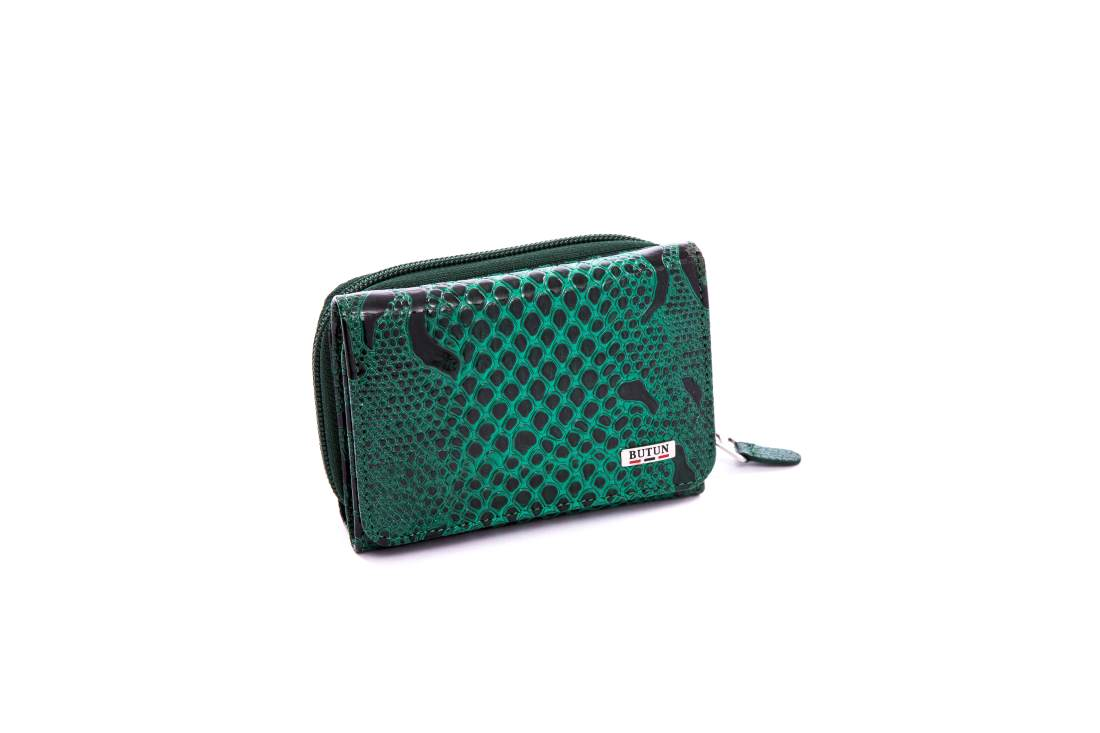 Зеленый женский кошелёк